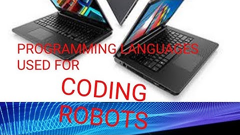 Programming languages used to code robots