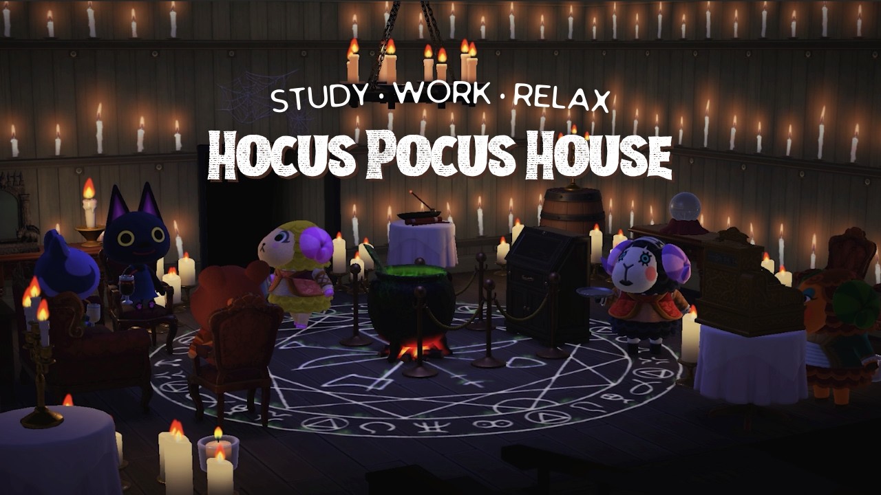 Hocus Pocus House 🧹 1 Hour Witchy Halloween Jazz ☕ Studying Music | Work Aid 🎧