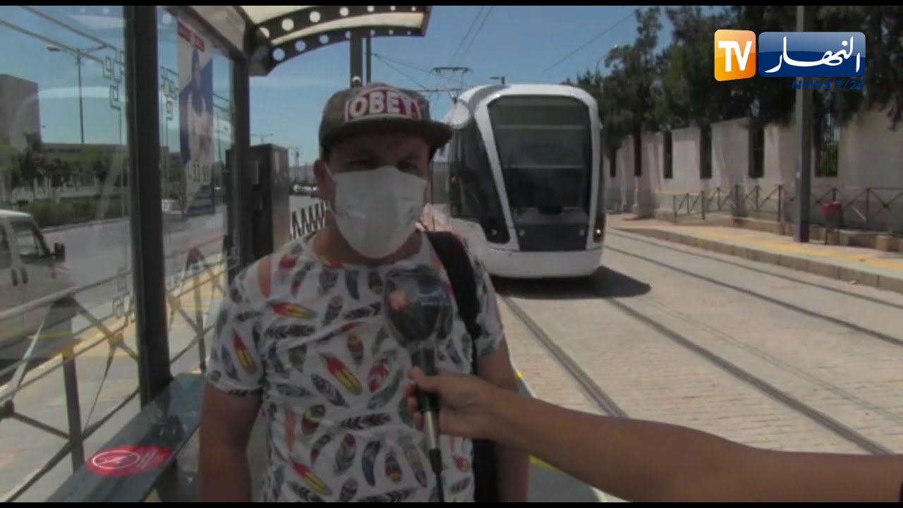 إستئناف عمل الترامواي وسط تدابير وقائية وإستحسان كبير لدى المواطنين بوهران