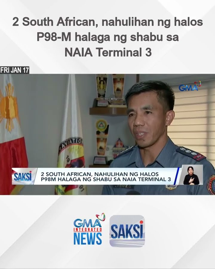2 South African, nahulihan ng halos P98-M halaga ng shabu sa NAIA Terminal 3 | Saksi