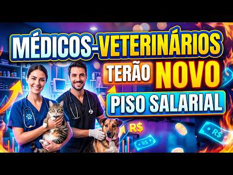 Médicos-veterinários terão novo piso salarial.