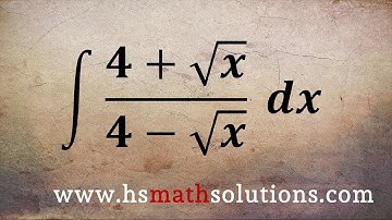 Integration Using a Change of Variables, U-Substitution (Example)