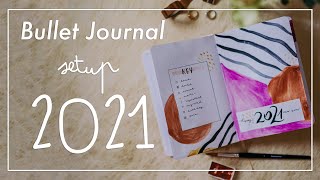 BULLET JOURNAL Setup 2021 | Plan with me | Best Spreads & Designs