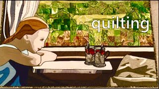 видео: Лоскутное панно   картинка: Лоскутное панно