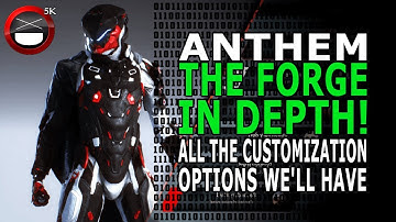 Anthem - The Forge In Depth, All The Customization Options We