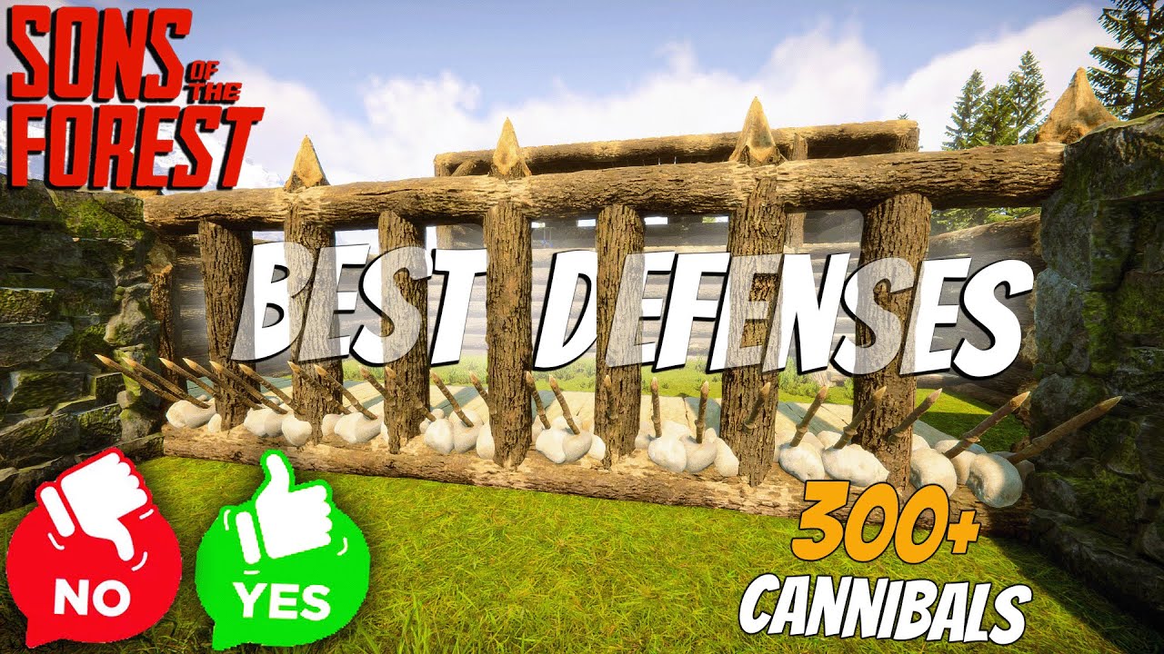 Rating Best Defensive Walls & Barricades In Sons Of The Forest Building