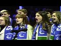 (NHL) Mei Chorus Group Performing National Anthems at Rogers Arena 01/18/19