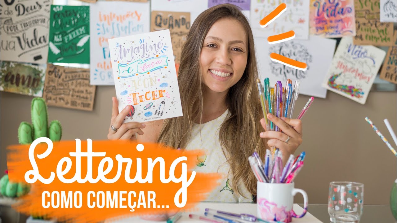 Curso intensivo de letras de bolha: aprenda a fazer lettering com