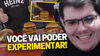 CASIMIRO CRIA SUA LINHA DE HAMBÚRGUER AO VIVO: X-NERDOLA (SERÁ VENDIDO)  | Cortes do Casimito screenshot 4