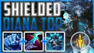 SUPER SHIELDED DIANA IS AN INSANE LATE GAME TANKY MONSTER | Diana Top - Season 14 LoL