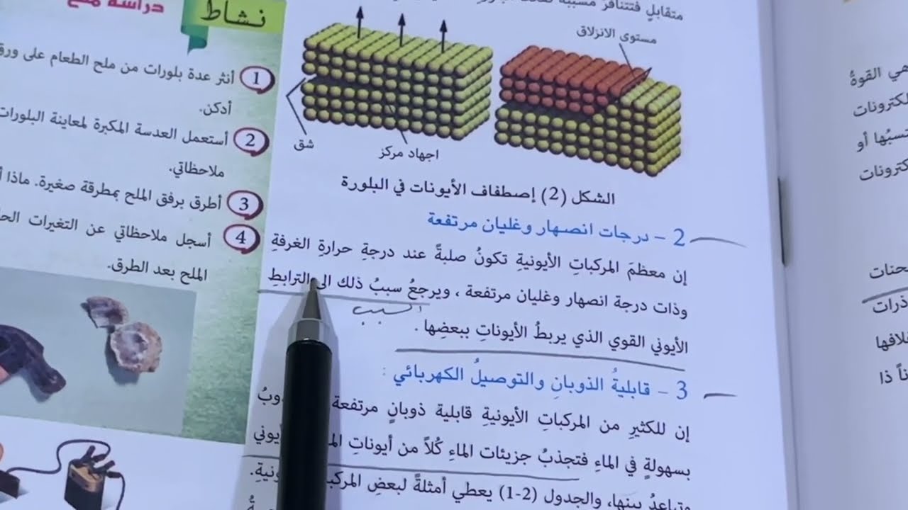 المركبات الايونية والتساهمية كيمياء الصف الثاني متوسط المنهج الجديد ص 24 ، شرح وملخص ، ست مريم