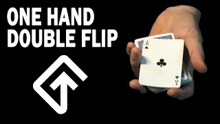 Double lift - How to lift two cards - One Hand Double Flip