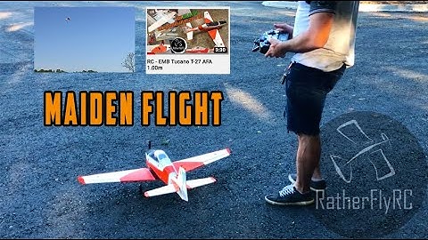 Tucano T 27 AFA   Maiden Flight