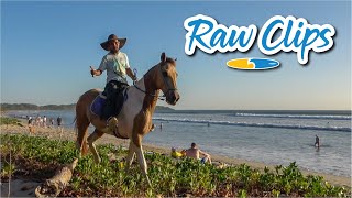 February 15th, 2024 | Raw Clips | Playa Guiones | Costa Rica | 4K | pt1