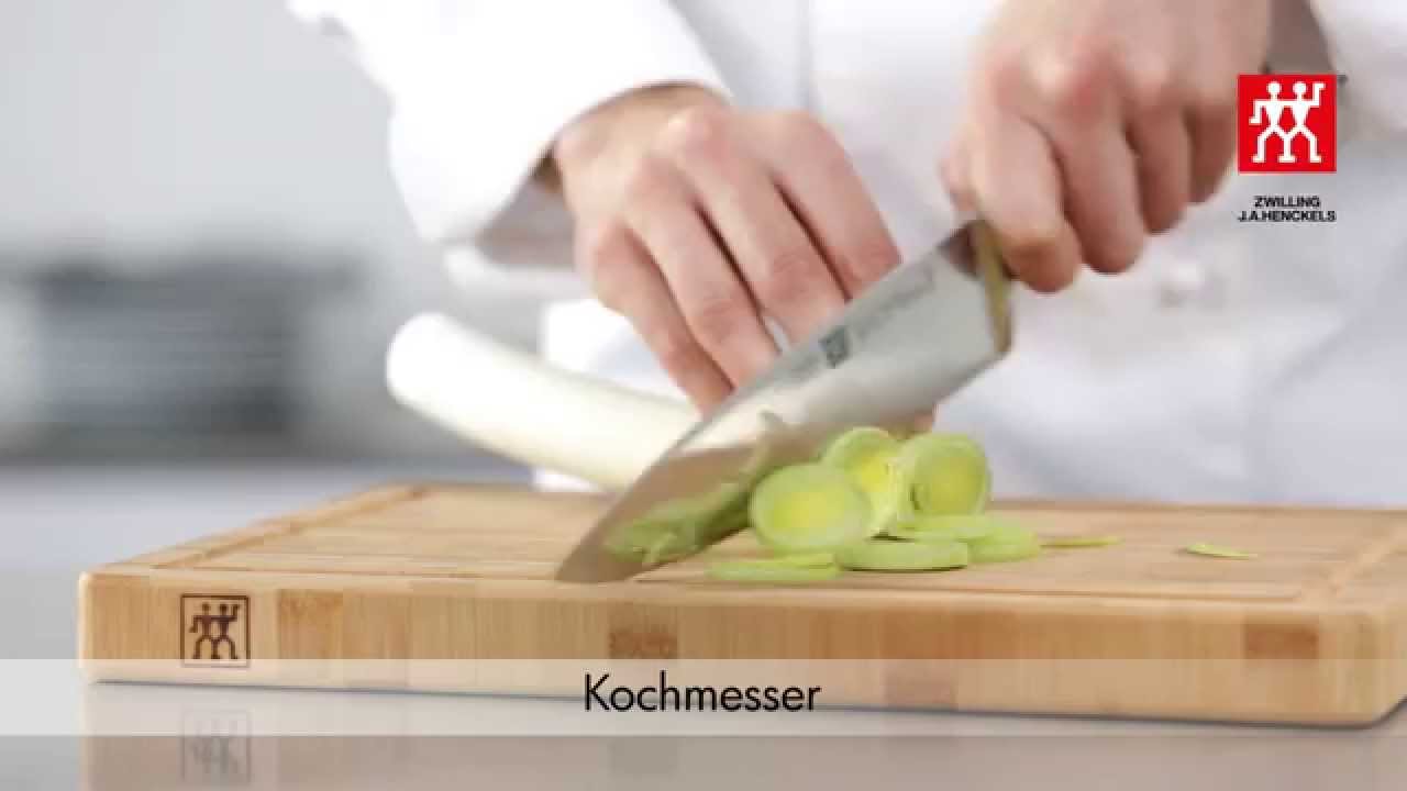 Schnitt Mit Dem Küchenmesser Richtig schneiden (1/6) – Das Kochmesser - YouTube