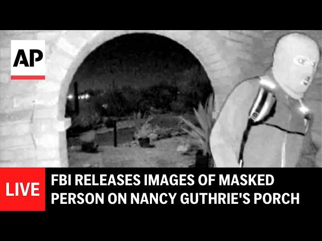 LIVE: Outside Nancy Guthrie’s home after FBI releases images of masked person