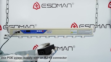 ESDMAN Pulse AC Ionizing Air Bar PAB-060 Demonstration