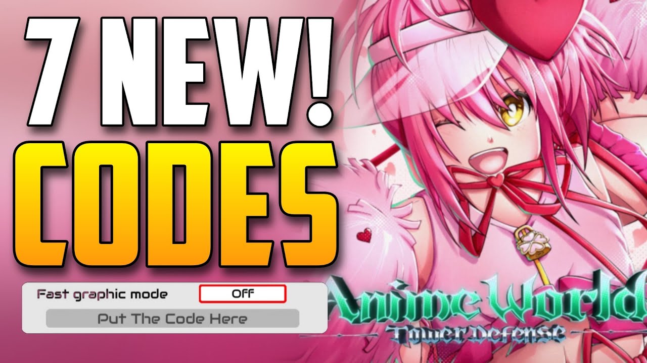 *NEW* ALL WORKING CODES FOR ANIME WORLD TOWER DEFENSE 2025! ROBLOX ...