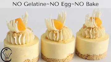 Mini Mango Cheesecakes NO Gelatine NO Egg NO Bake Make Ahead Mini Desserts MUST TRY!