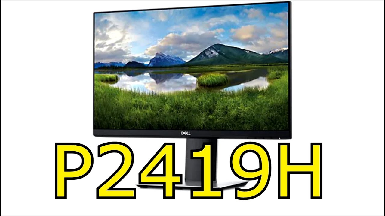 Monitor DELL P2419H - YouTube