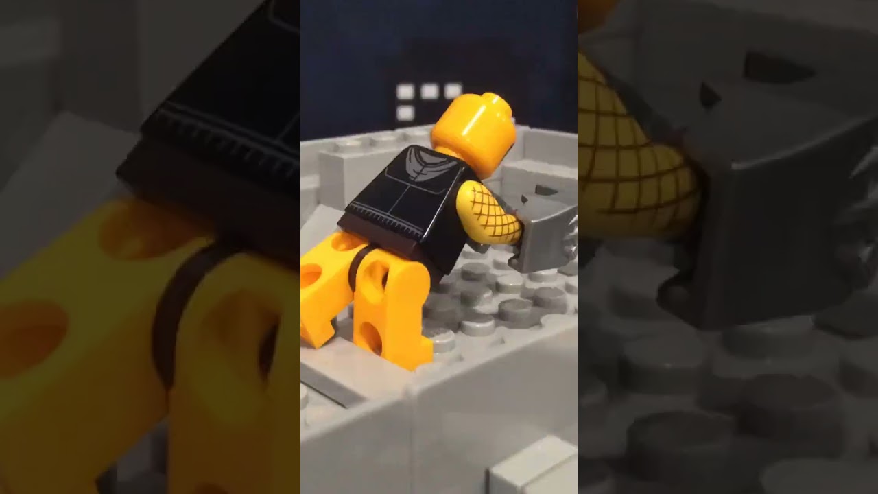 "GET BACK HERE, SHOCKER!" In Lego 