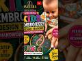 Jazeera boutique #blouse #machineembroidery #viral #trending #kidsvideo #kidslearning