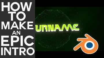 How To Make An Epic Intro In Blender!