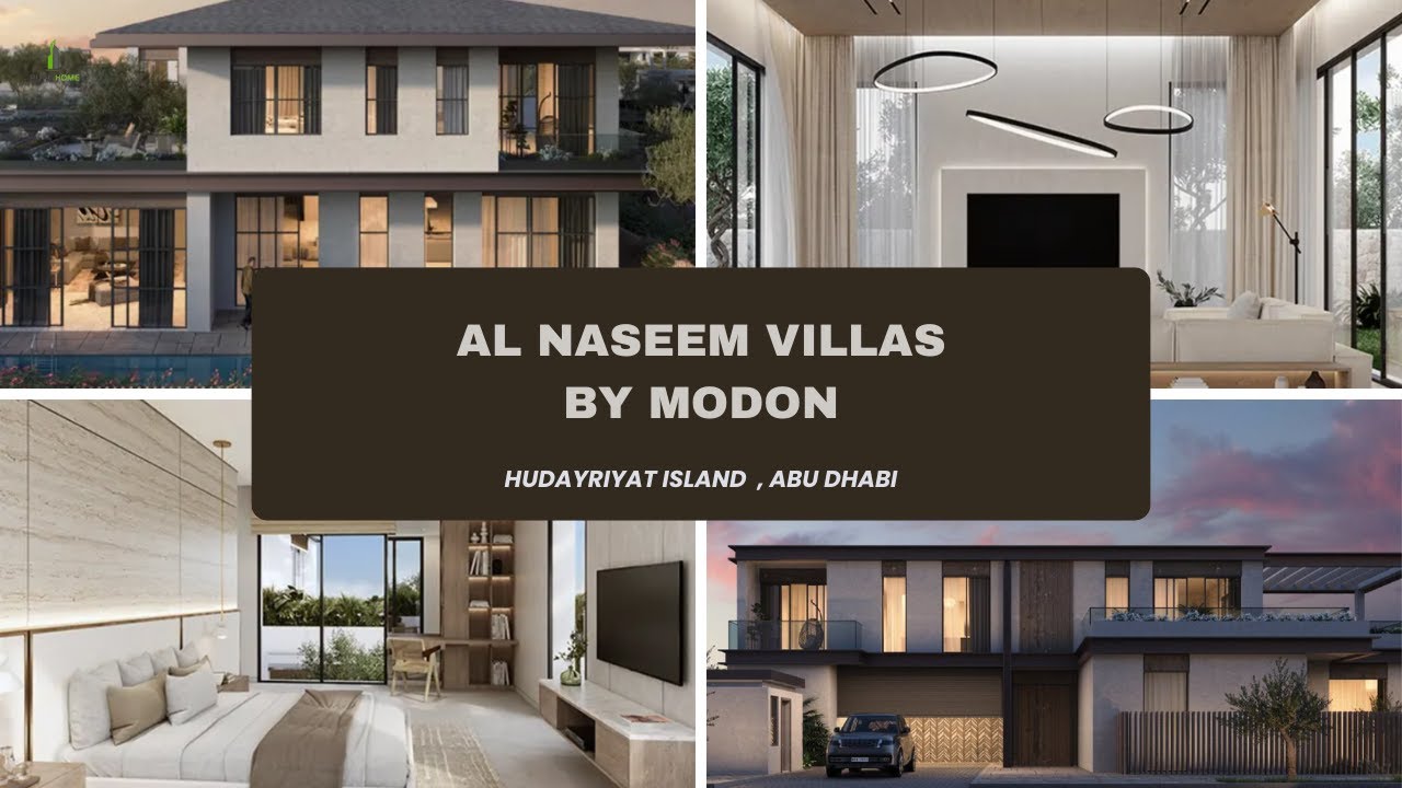 Al Naseem Villas – Premium Waterfront Villas on Hudayriyat Island, Abu Dhabi!