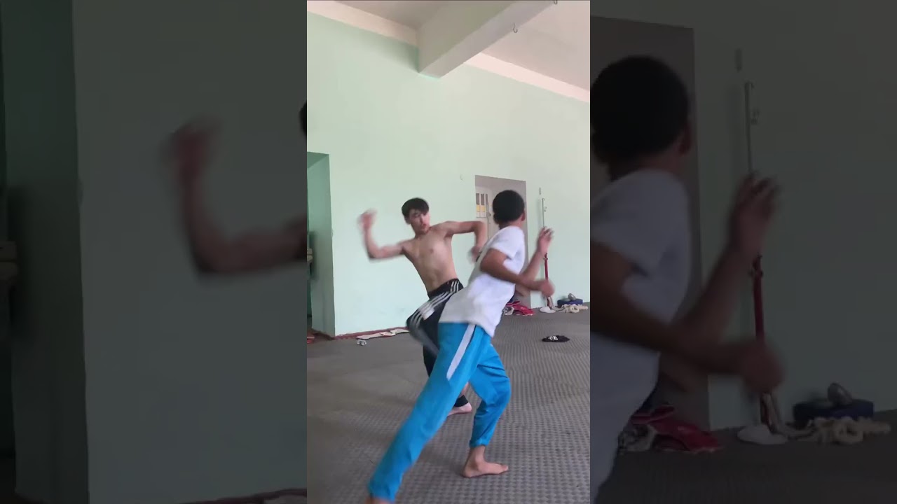 "This is just a simple stunt video, we are against violence #action #respect