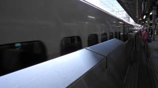 700系新幹線 C14編成 ひかり471号 岡山行き 東京駅に入線シーン