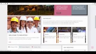 Demo like Industrix WordPress theme installation