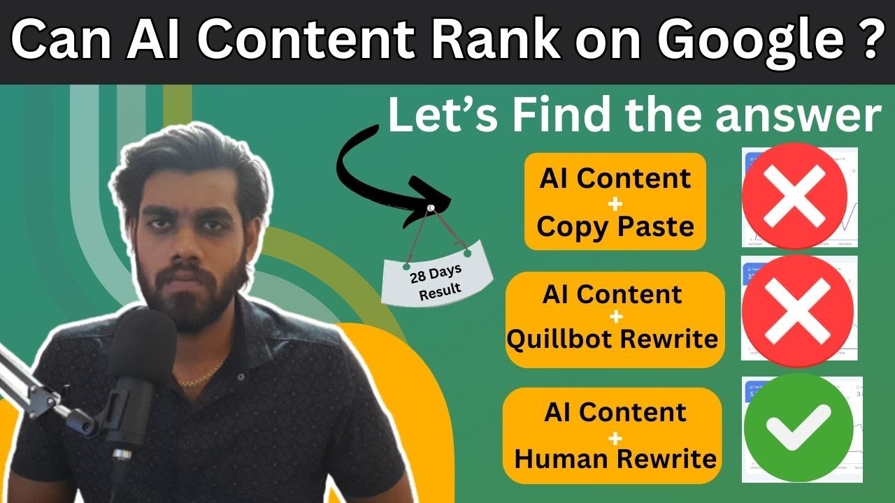 Can AI Content Rank on Google 28 Days AI Content Console Result | 2024 ...