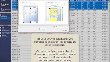 MC2G Dépôt-Mag - Imprimer des étiquettes code-barre