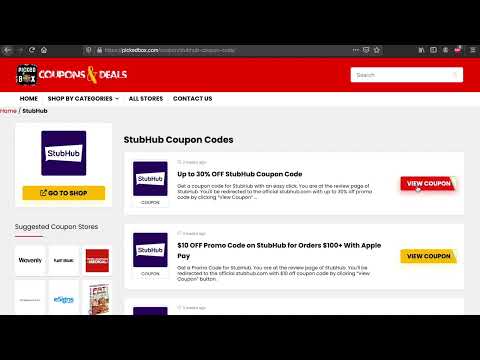 StubHub Discount & Coupon Codes | Valid Promo Coupons to Save Insantly