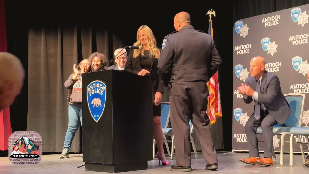 Swearing In Ceremony for Chief Joe Vigil. Antioch, CA