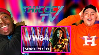 Reaction to Wonder Woman 1984 - Official Trailer | ThicccyTv