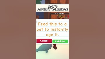 Day 9 Advent Calendar in Adopt Me! #shorts