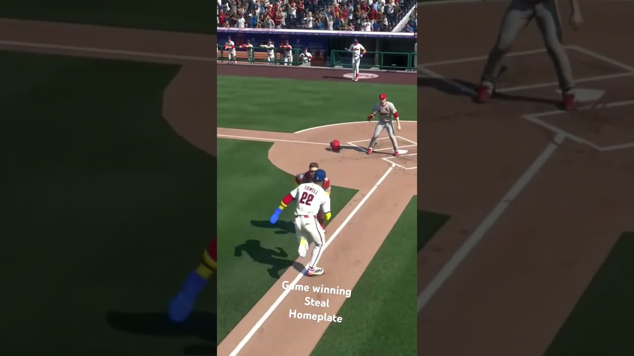 MLB the show franchise mode stealing for homeplate with game on the line