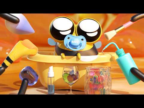 ASMR 3D Honeybee Baby <strong>Bath</strong> &amp; Care EP 7 | MYGAMETOON #rich