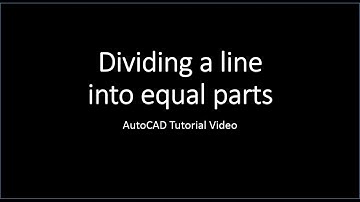 Ch 3 Dividing a line into equal parts