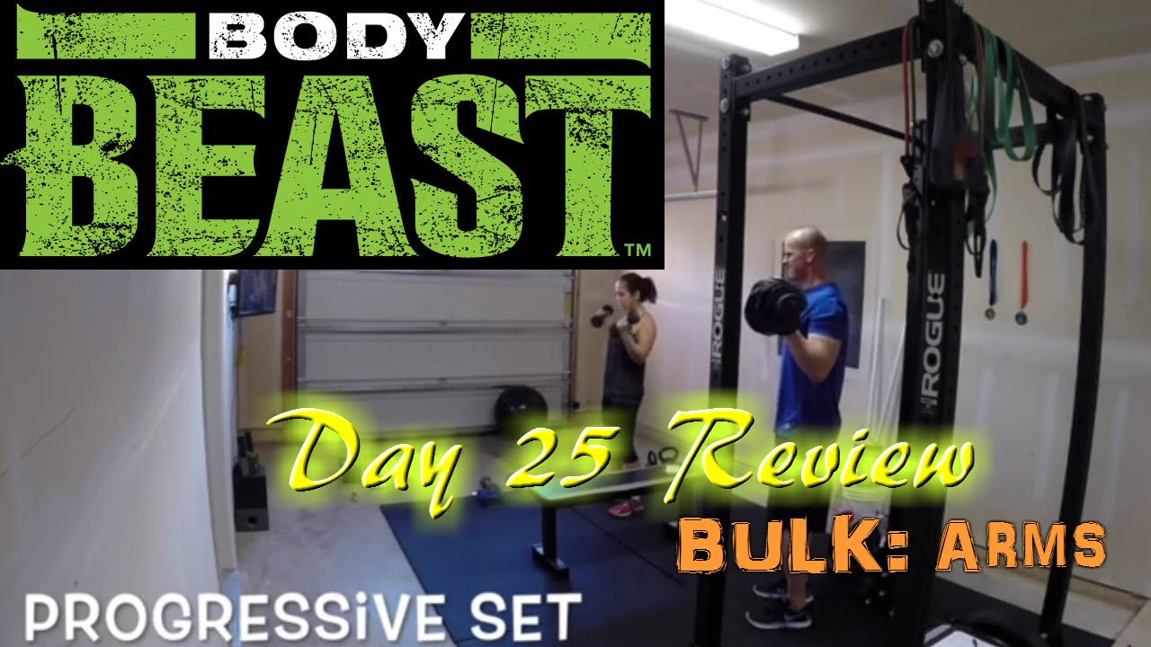 Body Beast 2015 Day 25 Review (Bulk Arms & BEAST Abs) YouTube