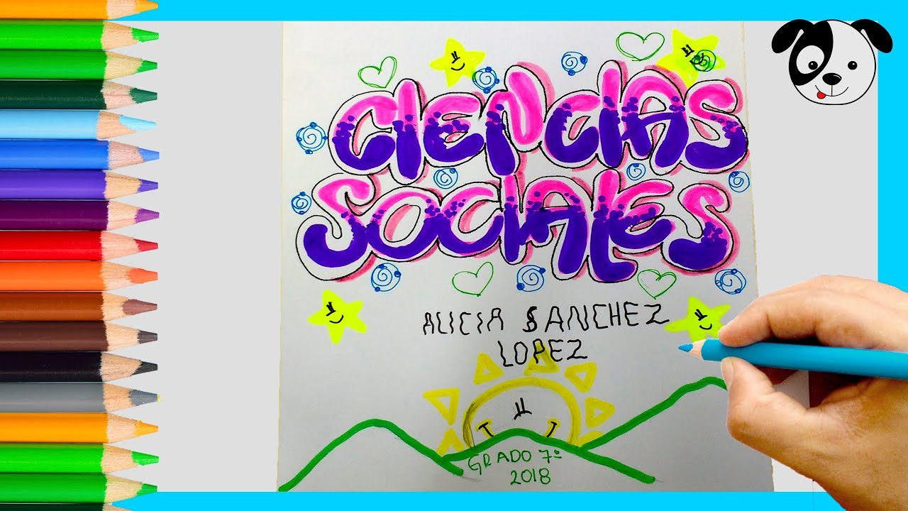 Dibujos Para Decorar Caratula De Ciencias Sociales D4c