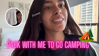 Pack with me to go camping *first time ever*