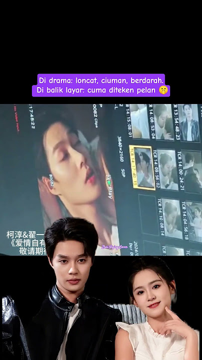 Baru tau... cuman di tekan👻 #kechun #zhaiyiying #dibaliklayar #bts #dramachina #aktorchina #shotrs