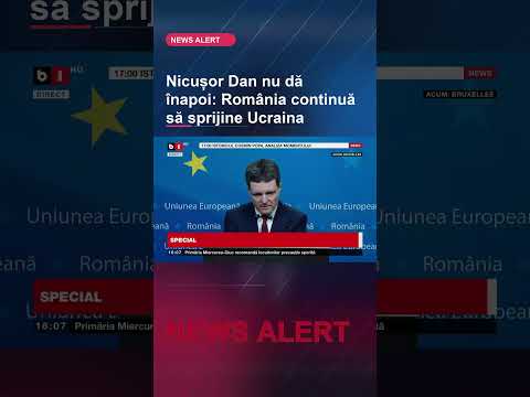 Nicușor Dan nu dă înapoi: România continuă să sprijine Ucraina
