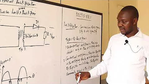 RECTIFIERS PART 1 {Single phase half-wave rectifiers } BY OLOO