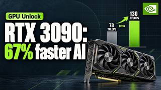 NVIDIA RTX 3090 gets 67% faster at AI math with free GPU Unlock