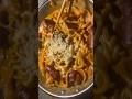 Cheesy Rosé Udon with Kielbasa Sausage #shorts