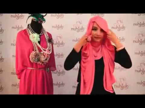 Cara Pakai Jilbab ~ Tutorial Hijab Pashmina Turban Instan Untuk Pesta Wisuda Youtube Hijab 