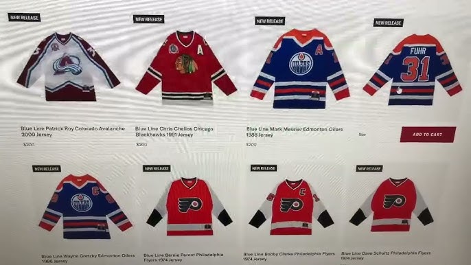 Those new Mitchell & Ness jerseys are already out. Thoughts? : r/ hockeyjerseys